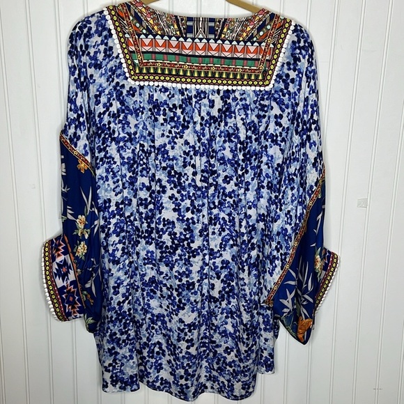 - John Mark Oversized Boho Tunic Size Large - Picture 7 of 12